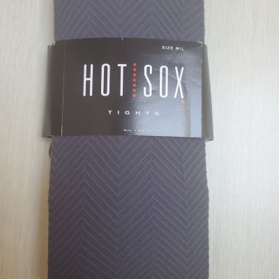 New In Package Hot Sox Tights Chevron Pattern